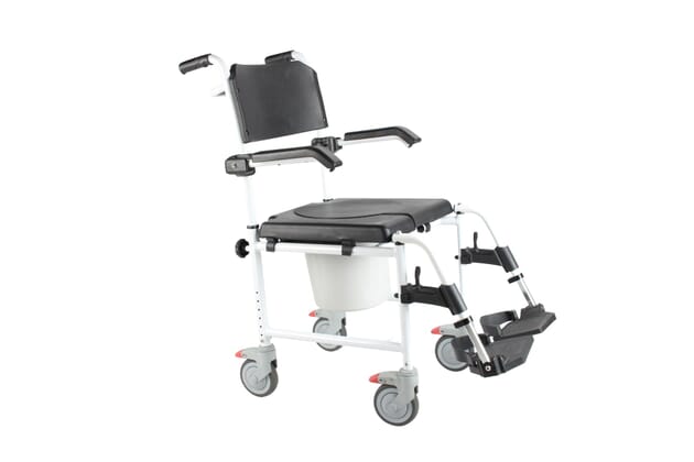 McWet mobile shower chair and commode 5