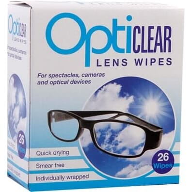 Opticlear Lens Cleaning Wipes