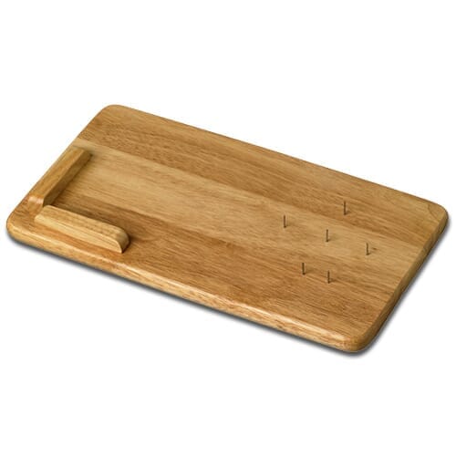 View Derby Wooden Bread Board with Spikes information
