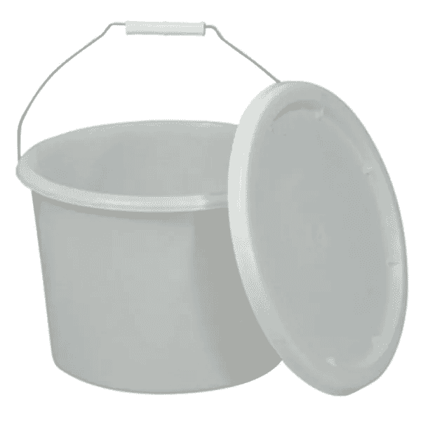 Plastic Commode Bucket And Lid