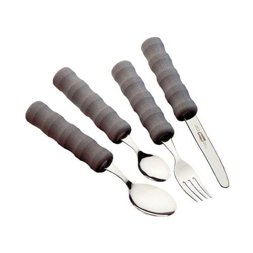 View Lightweight Ribbed Foam Handled Cutlery Full Set Triple Pack information