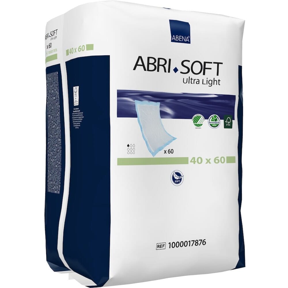 View AbriSoft Lite Ultra Bed Pad AbriSoft Light Bed Pad 60 x 90cm information