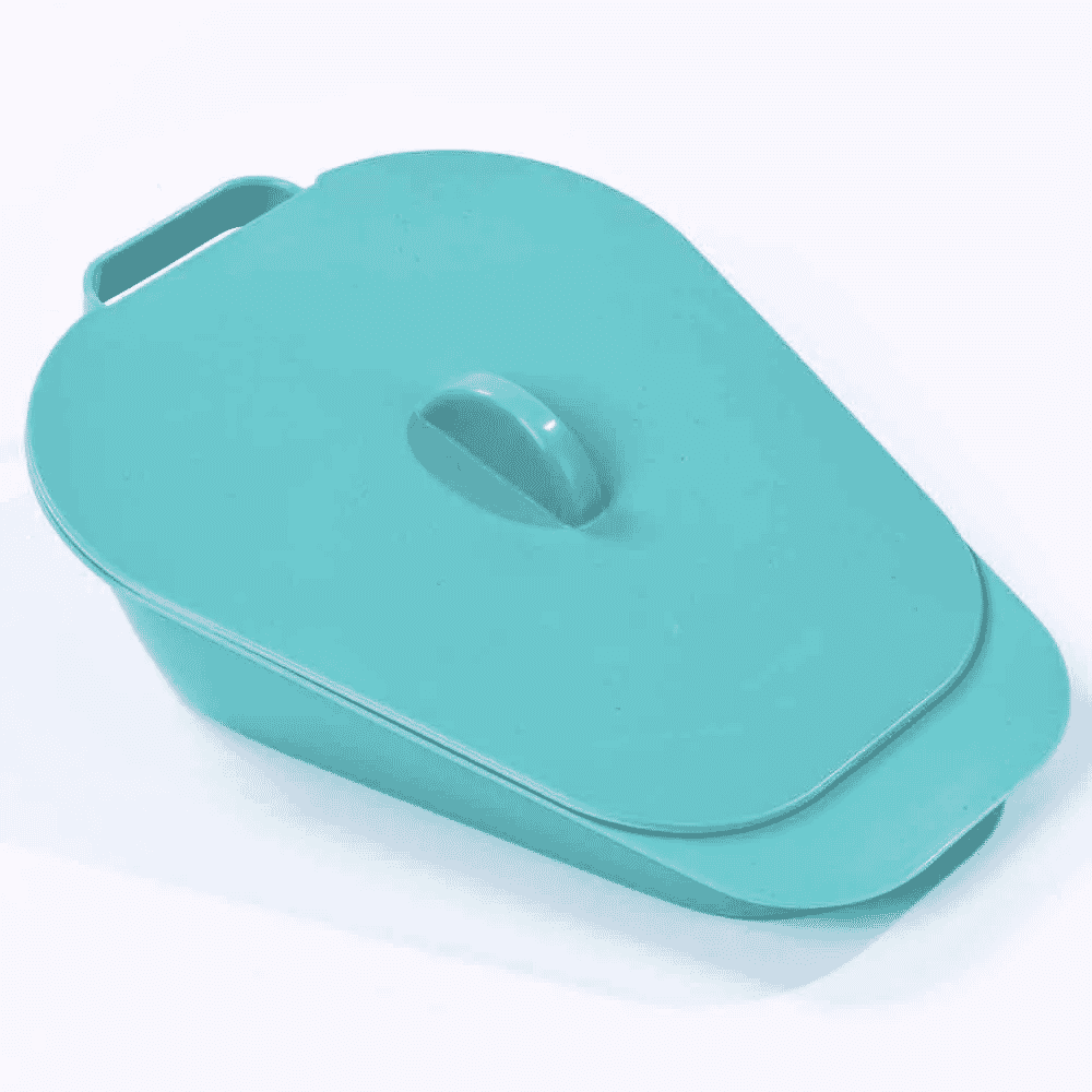 Adult Slipper Pan Urinal with Lid from Essential Aids
