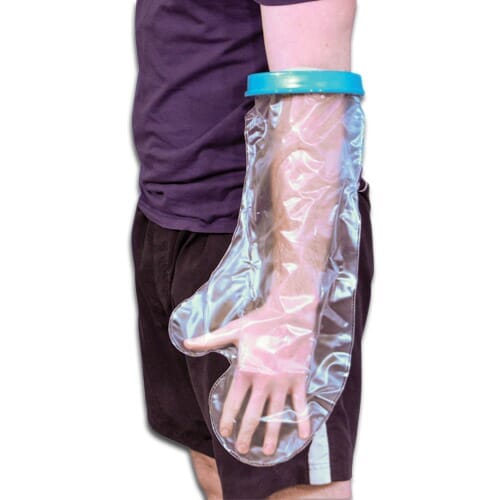 View Bandage Protection Sleeve Arm Cast Protector Short Arm information