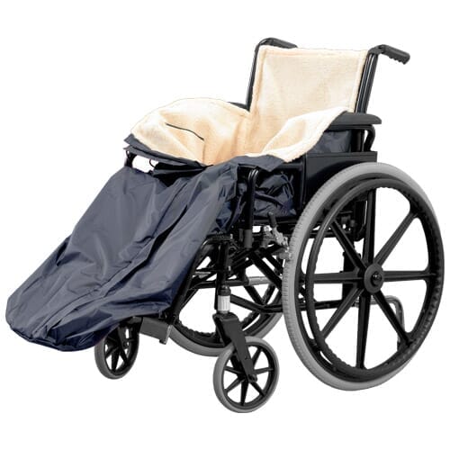 View Fleece Waterproof Wheelchair Cosy Blue Standard information
