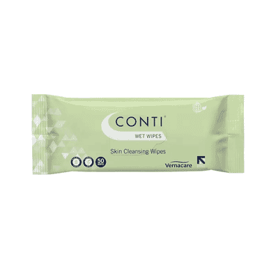Conti Flushable Wet Cleansing Wipes Pk50
