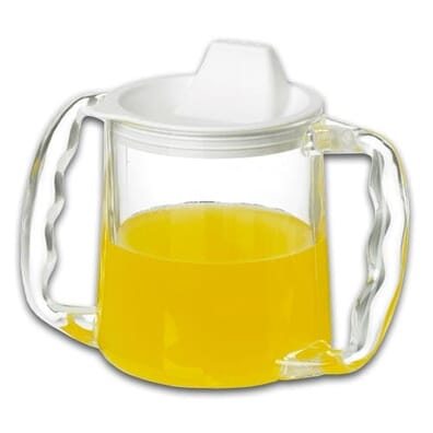 Clear Caring Mug with Large Spout