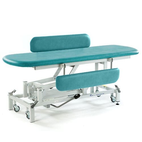 View Hydraulic Height Changing Table with Padded Sides Green information