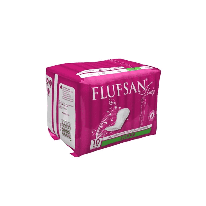 Flufsan Lady Pads Super - Pack of 10 from Essential Aids