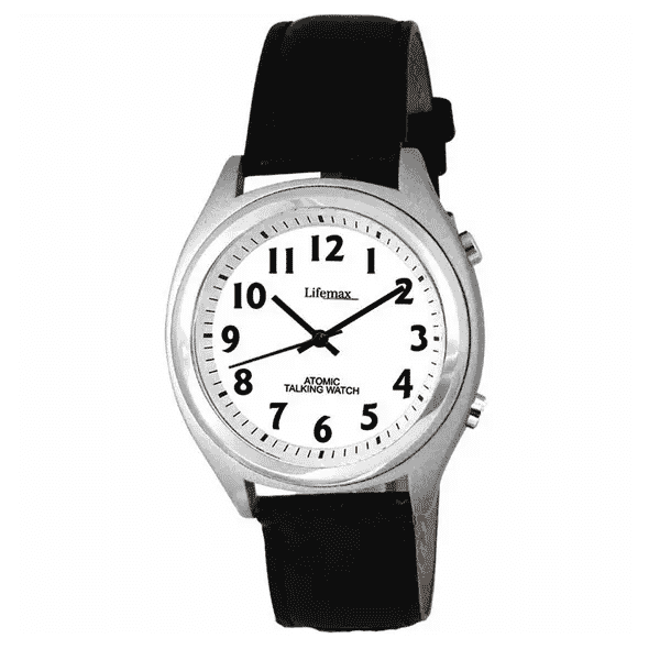 View Ladies Atomic Talking Watch with Leather Strap information