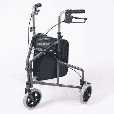 Healthcare 3 Wheel Rollator with Bag