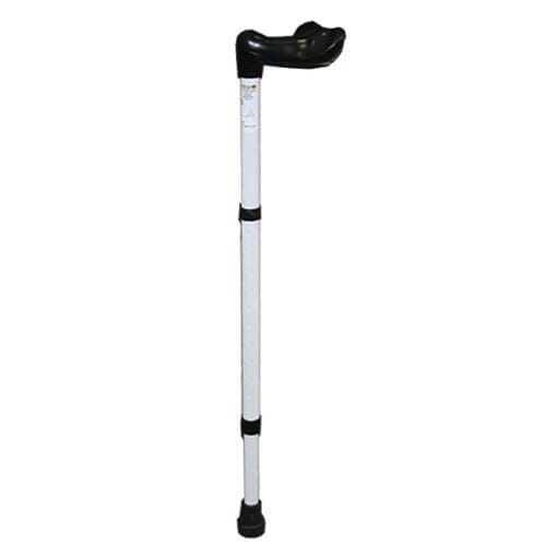 View Adjustable White Grip Walking Stick Comfort Adjust White Walking Stick Right information
