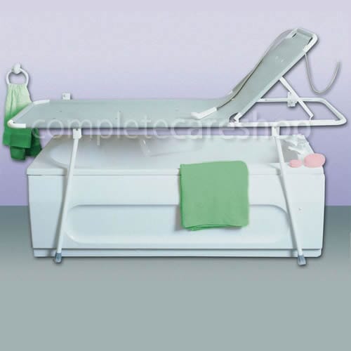 View Folding Changing Shower Stretcher with Adjustable Back information