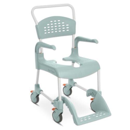 View Etac Clean Durable Shower Commode Chair Green High information