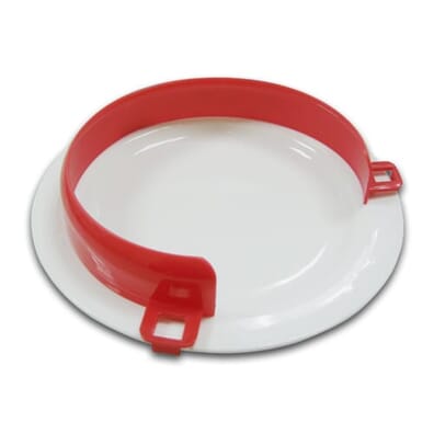 Red Plastic Plate Protector