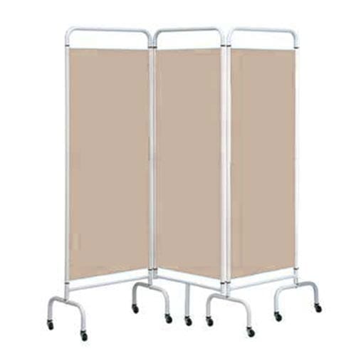 View Portable Privacy Screen Beige 3 Panel information