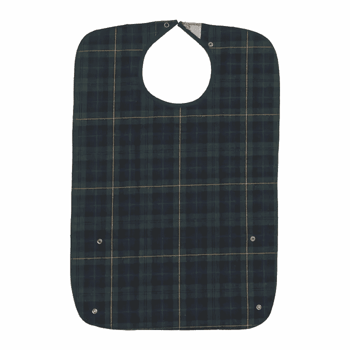 Blackwatch Heavy Duty Adult Cotton Bib - Tartan