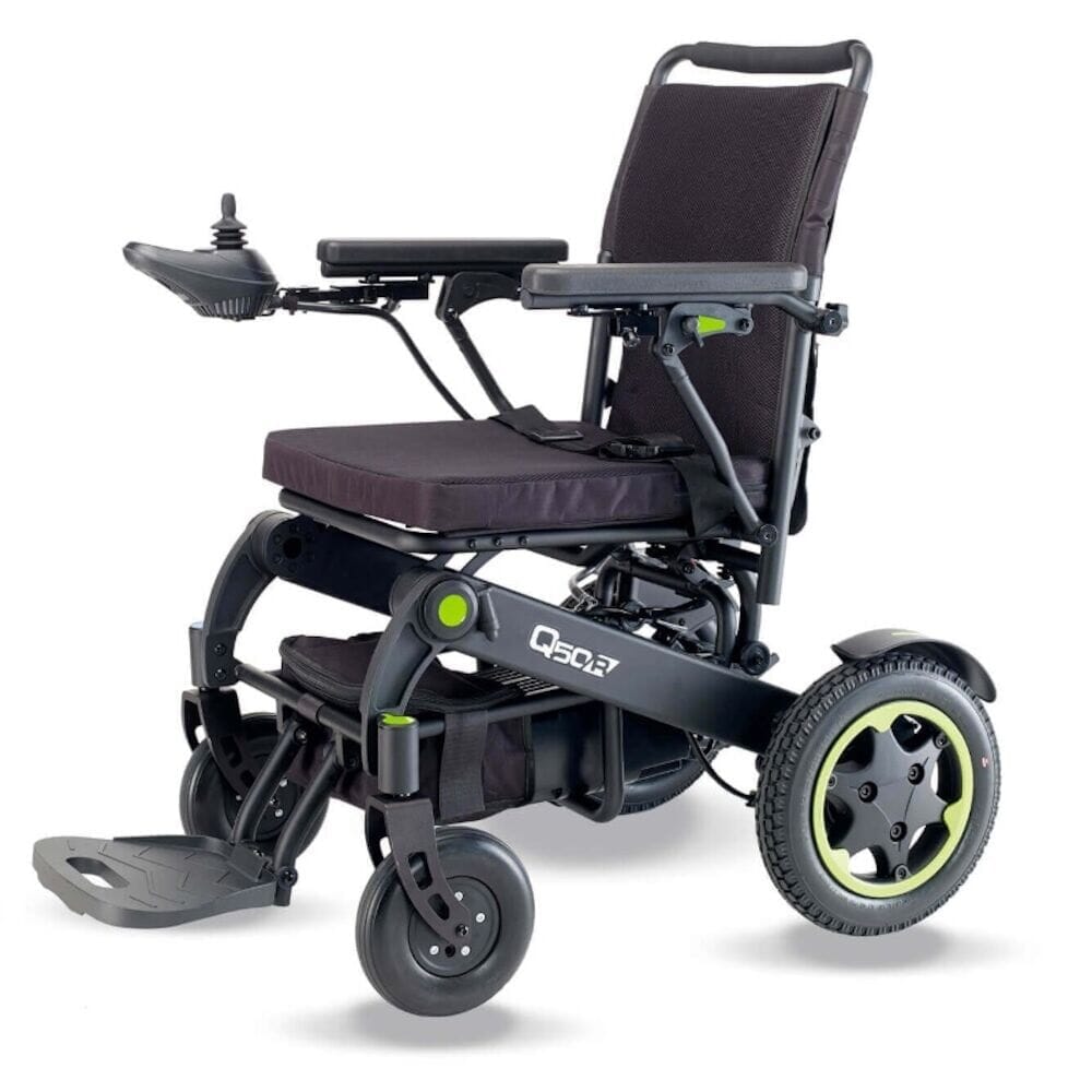 Q50 R Folding Battery Power Chair - Green