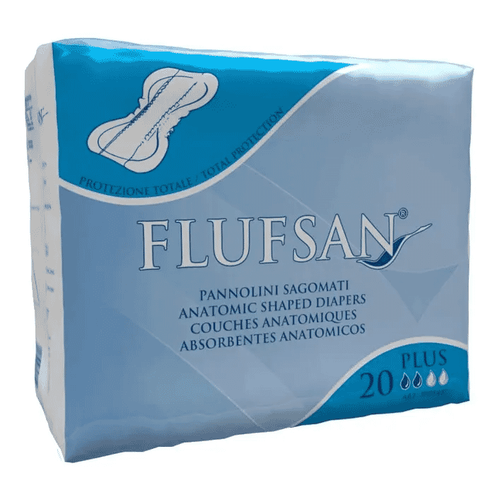 View Flufsan Shaped Pads Super Pack of 20 information