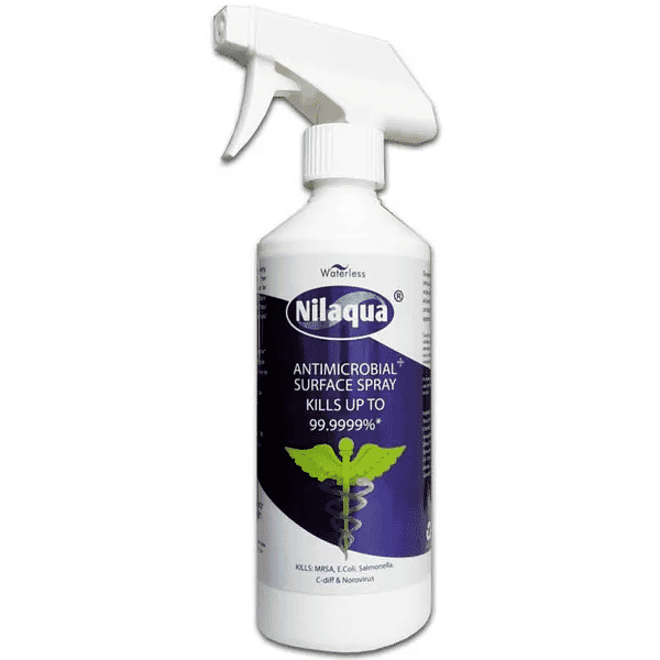View Nilaqua Antimicrobial Surface Sanitiser Spray 500ml information