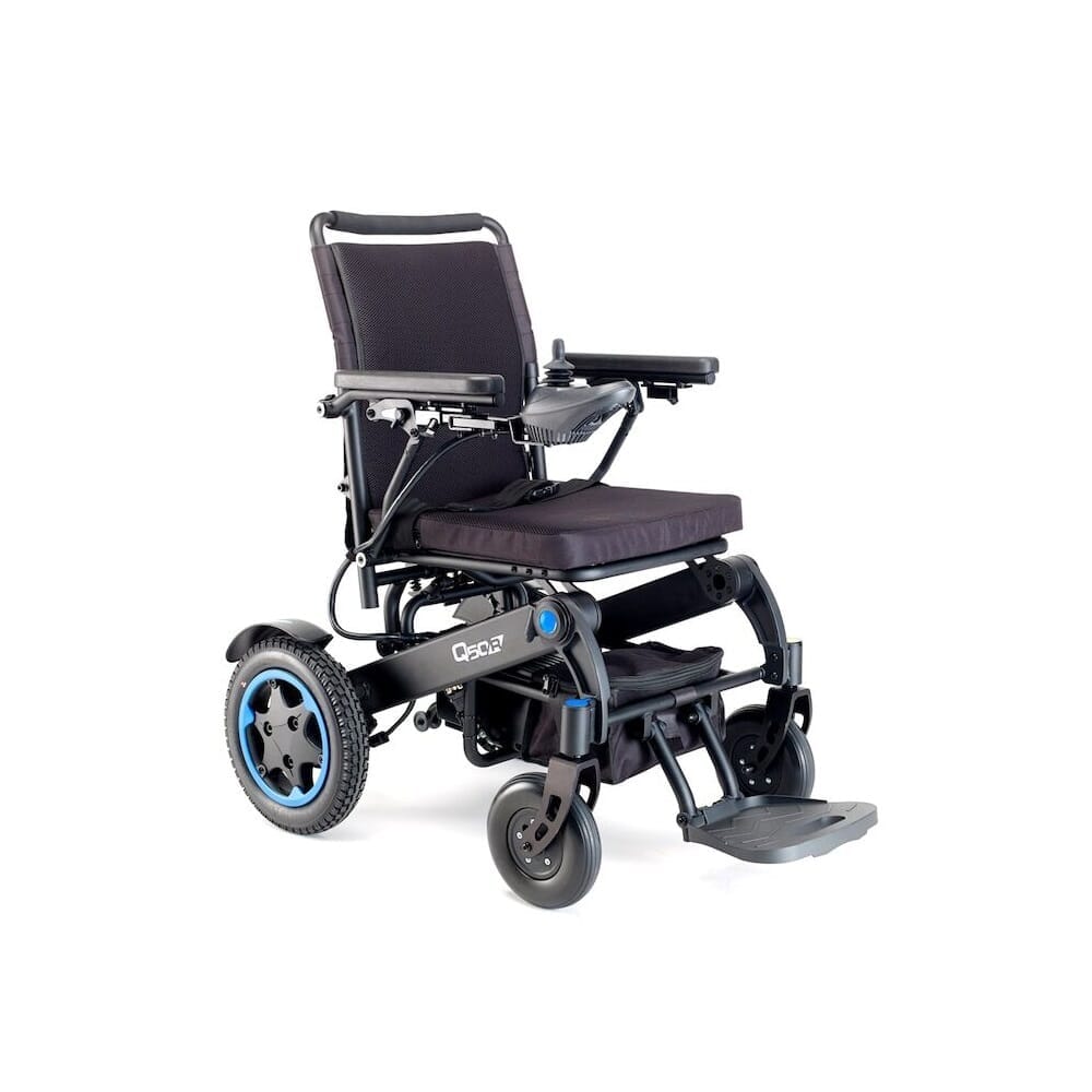 Q50 R Folding Battery Power Chair - Blue