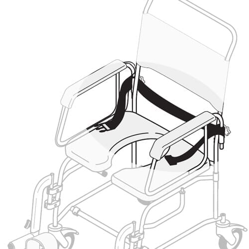 Chiltern Shower Commode Chair - Large - Buckle Waist Strap Accessory