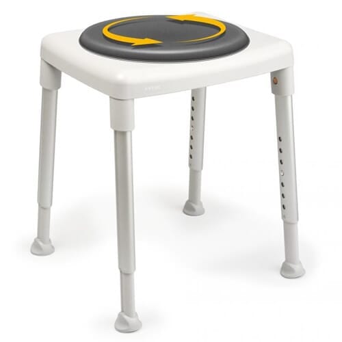 Etac Adjustable Smart Shower Stool with Swivel Seat from Essential Aids
