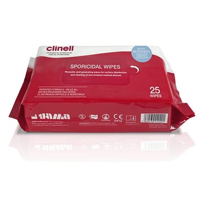 Clinell Sporicidal Cleaning Wipes