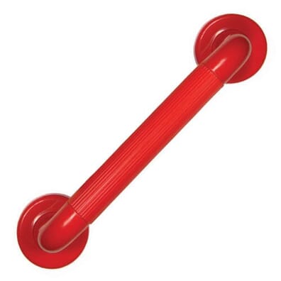 Plastic Fluted Hand Rail - 450mm - Red