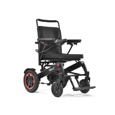 Q50 R Folding Motor Power Chair - Red