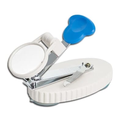 Non Slip Nail Clippers with Magnifying Glass