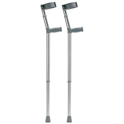 Tall Dual-Adjust Elbow Crutches