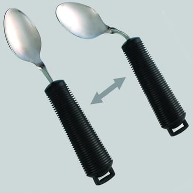 Bendable Spoon with Gripped Handle