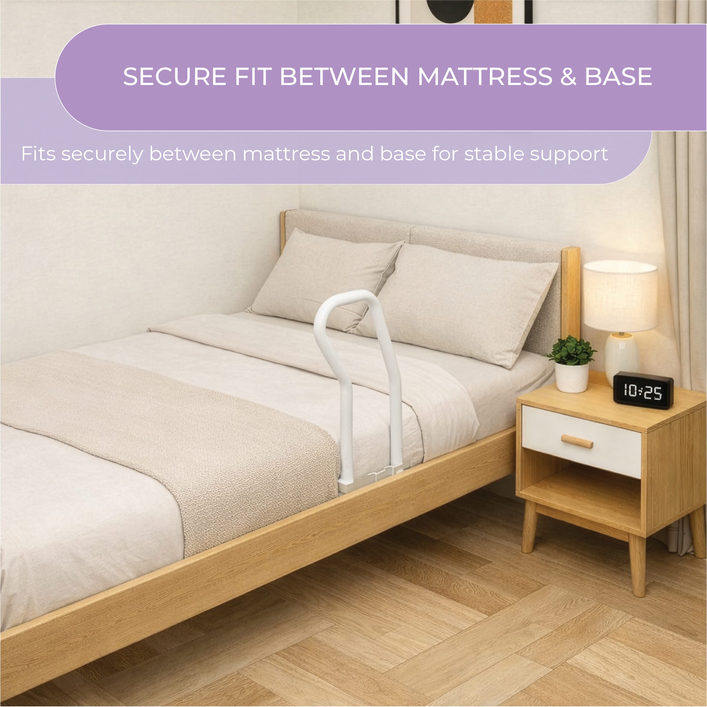 2 in 1 bed rail with straps 1