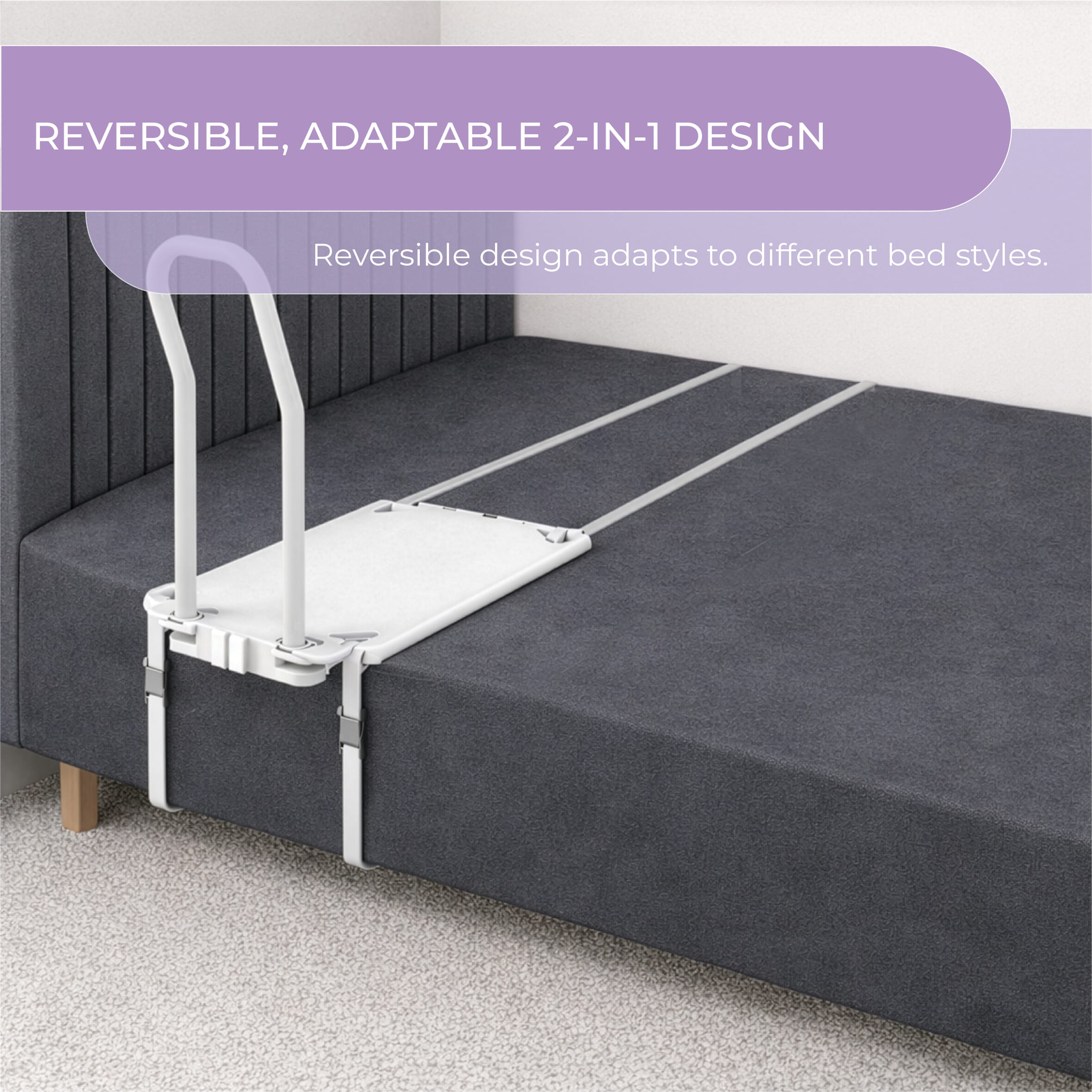 2 in 1 bed rail with straps 6