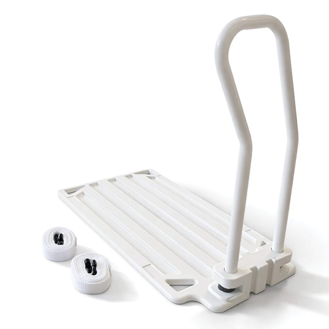 2 in 1 bed rail with straps