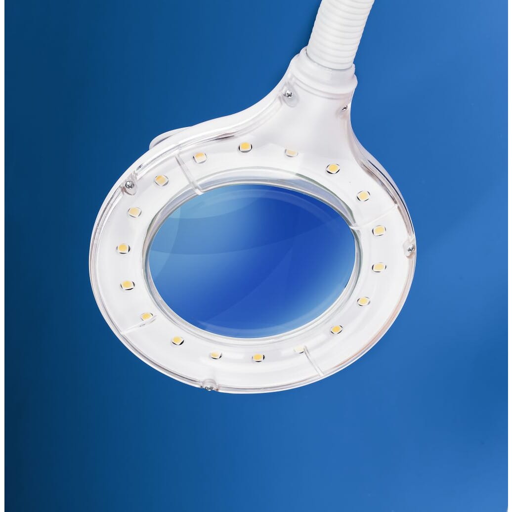 2 in 1 magnifying table illuminating lamp lights off