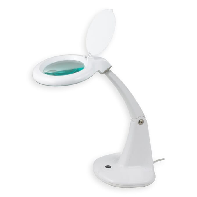 2 in 1 magnifying table illuminating lamp stood up