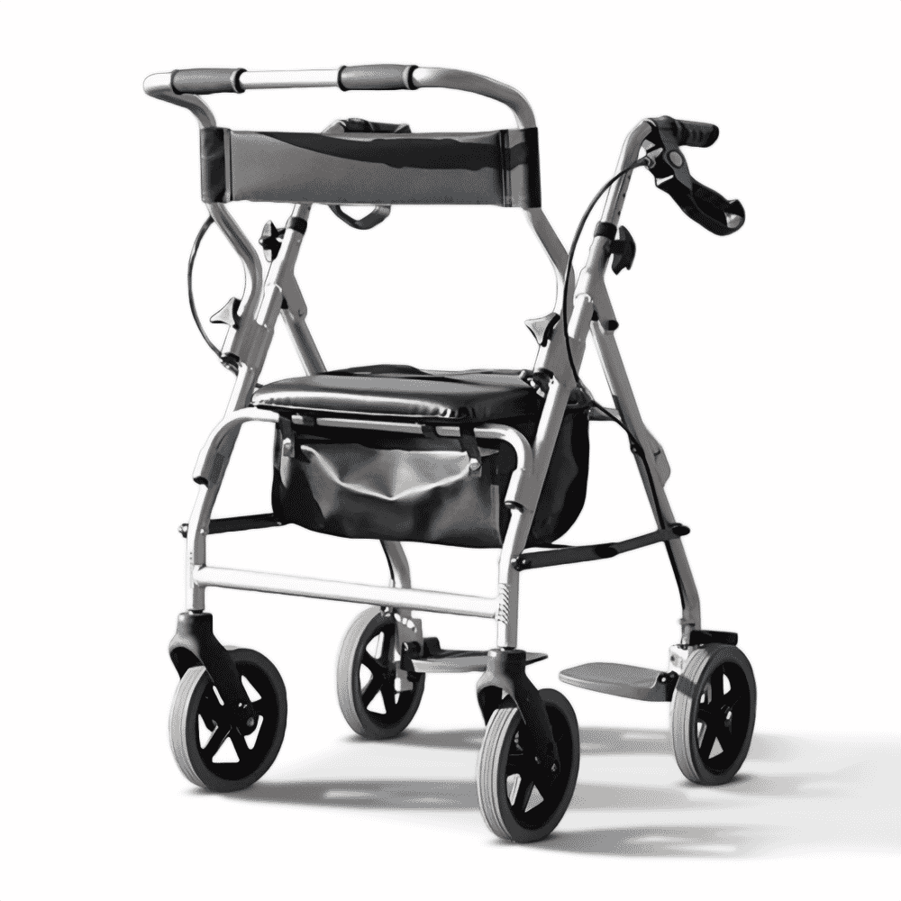 2 In 1 Rollator And Transit Chair