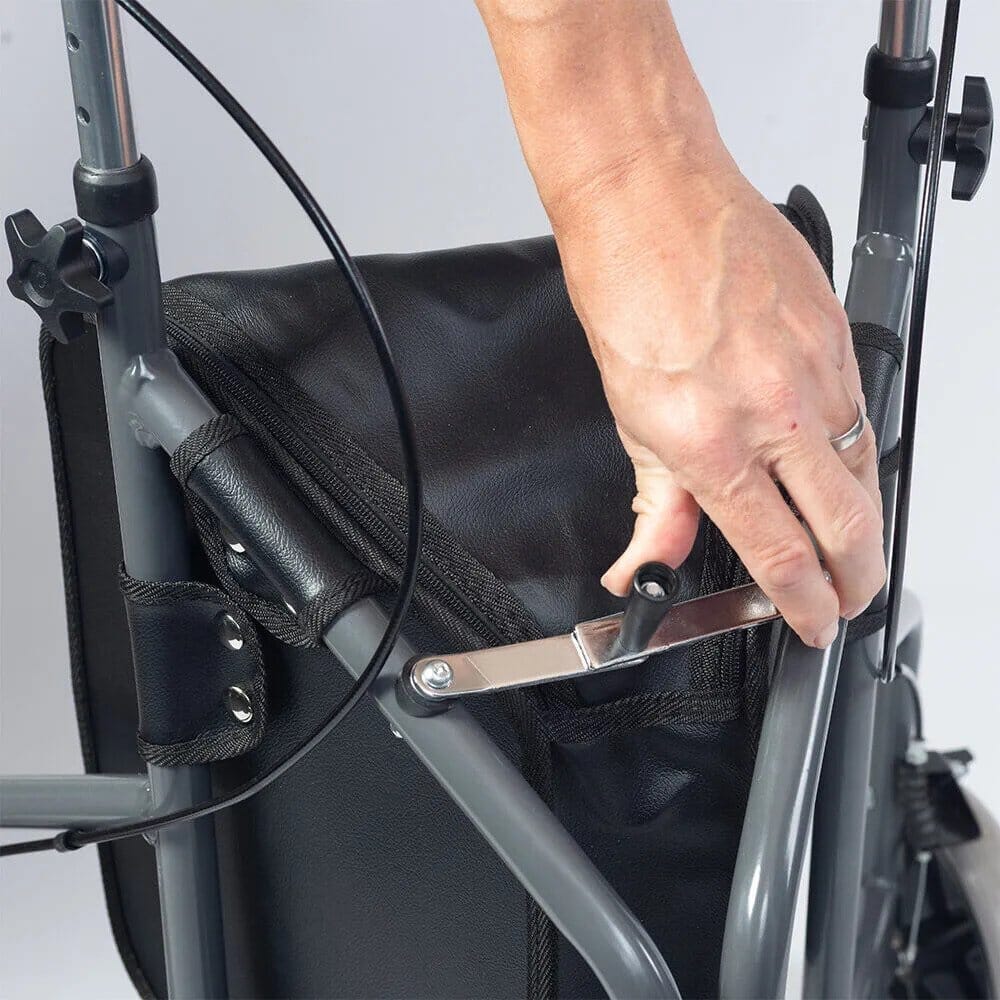 3 wheel aluminium rollator folding