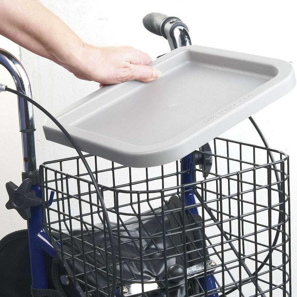 3 wheel rollator basket