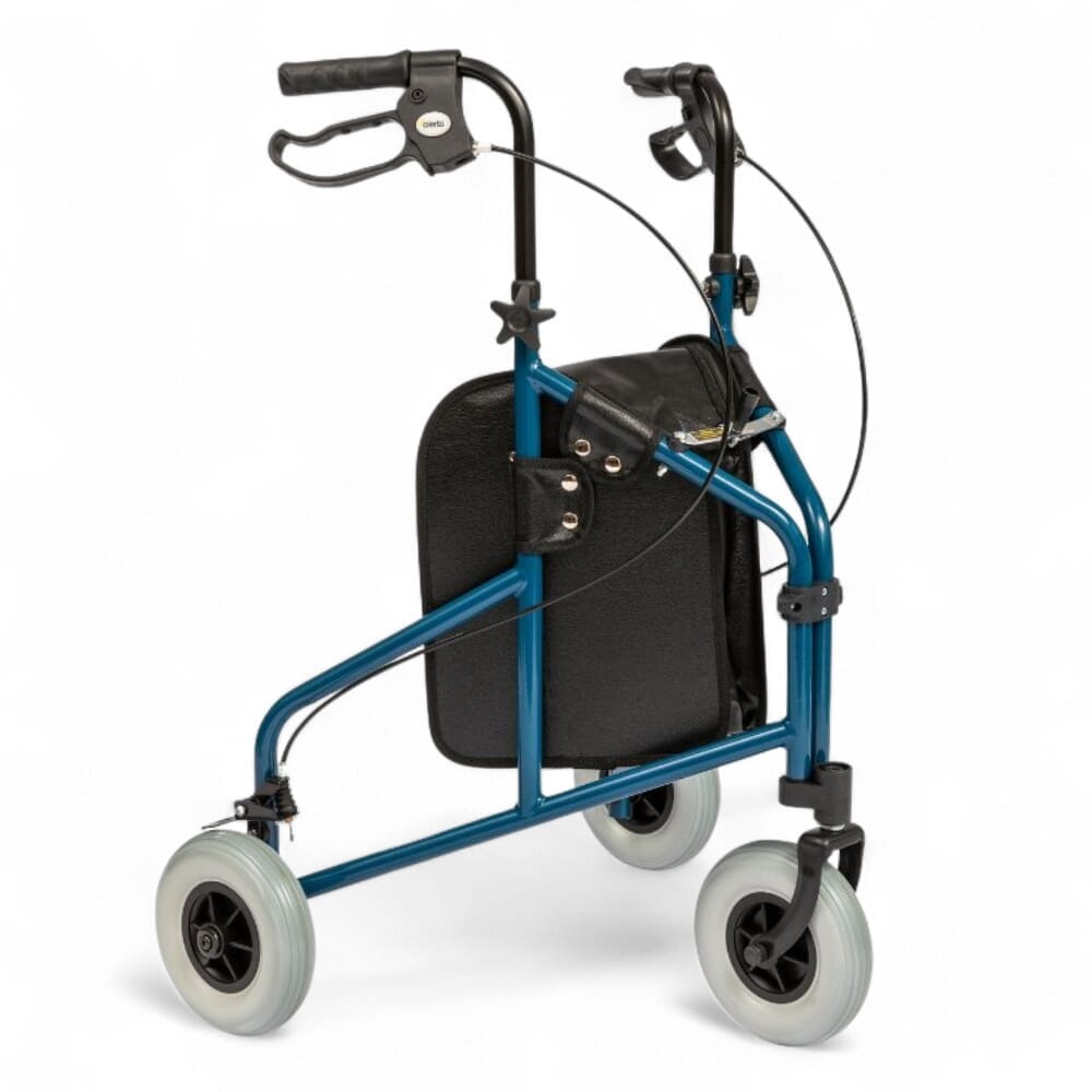 3 wheel rollator no basket