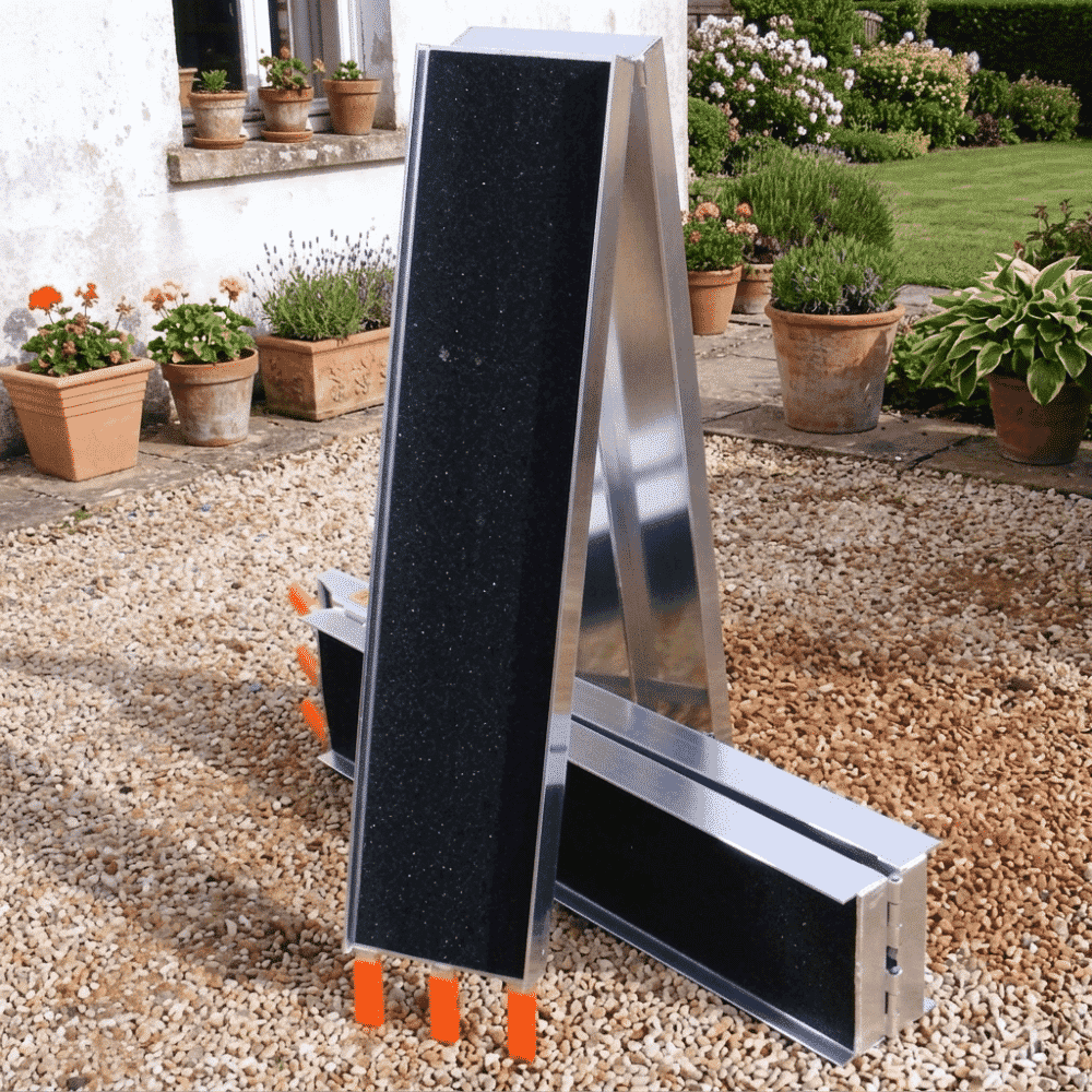 6ft folding channel ramps 1 82m folded