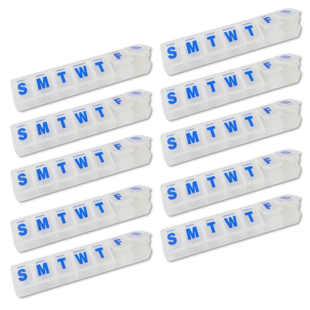 7 day extra large pill box pack of 10