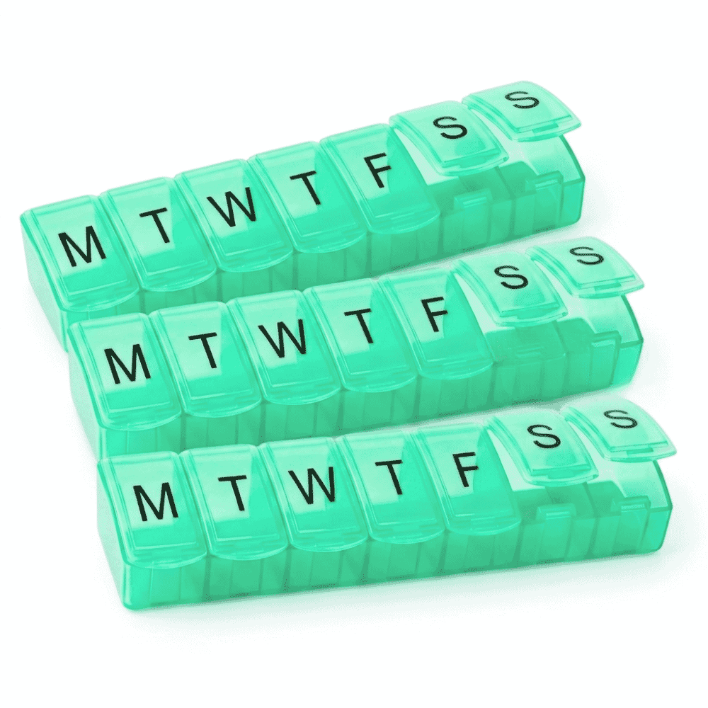 7 day mini pill box pack of 3