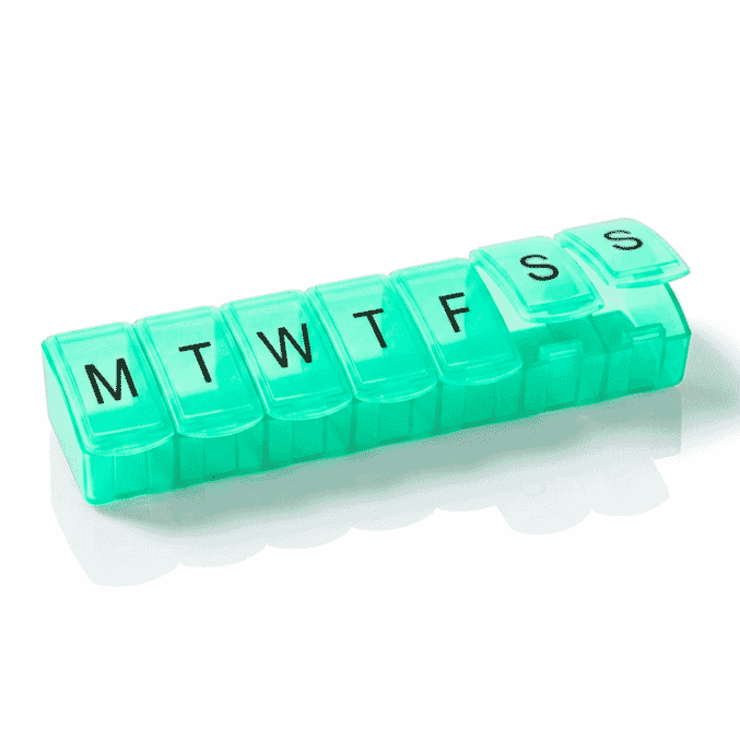 7 day mini pill box