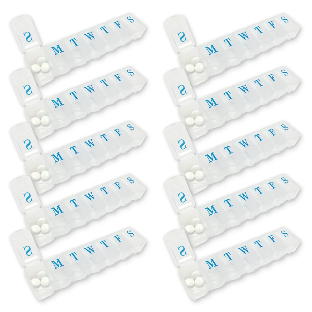 7 day pill holders pack of 10