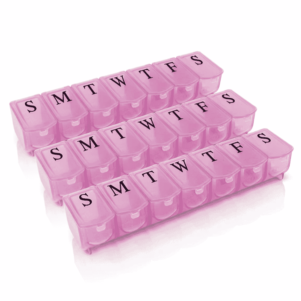 7 day ultra bubble lok pill dispenser large pack of 3