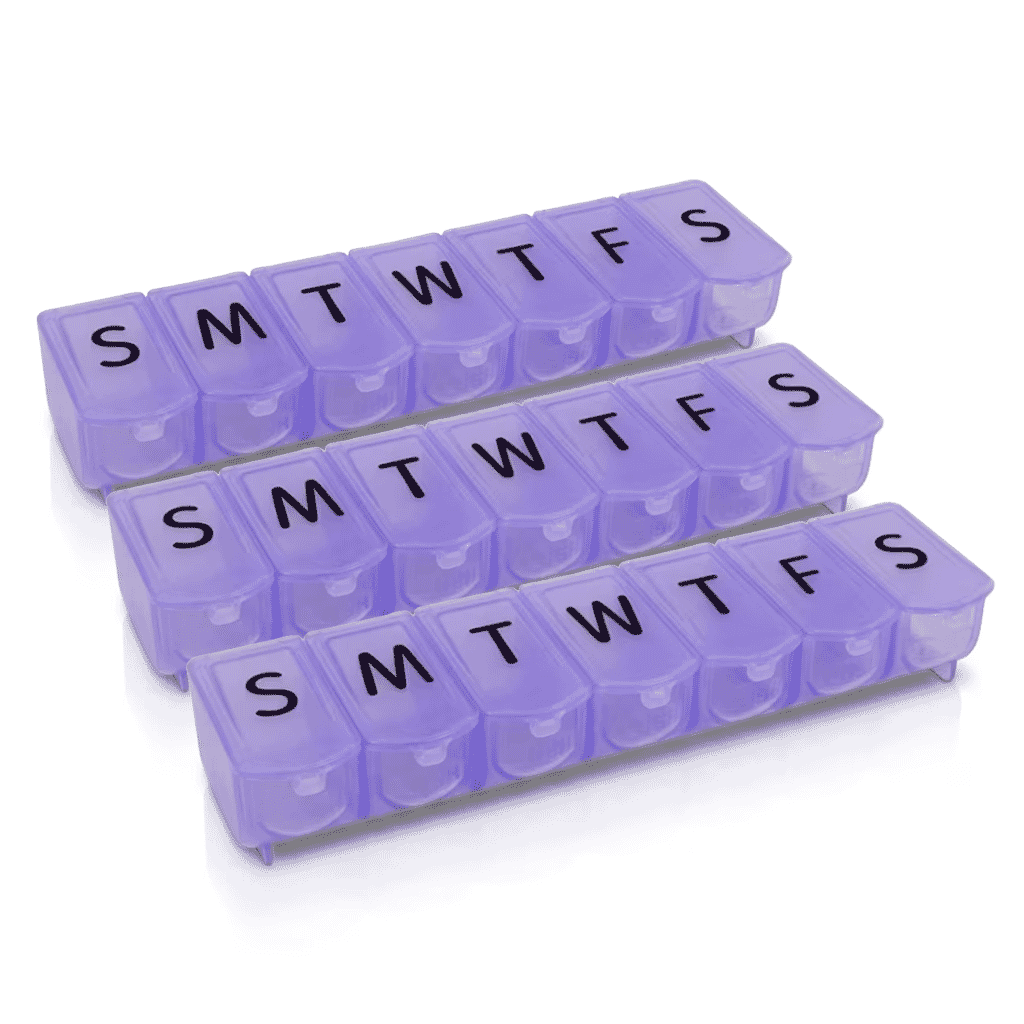 7 day ultra bubble lok pill dispenser x large pack of 3