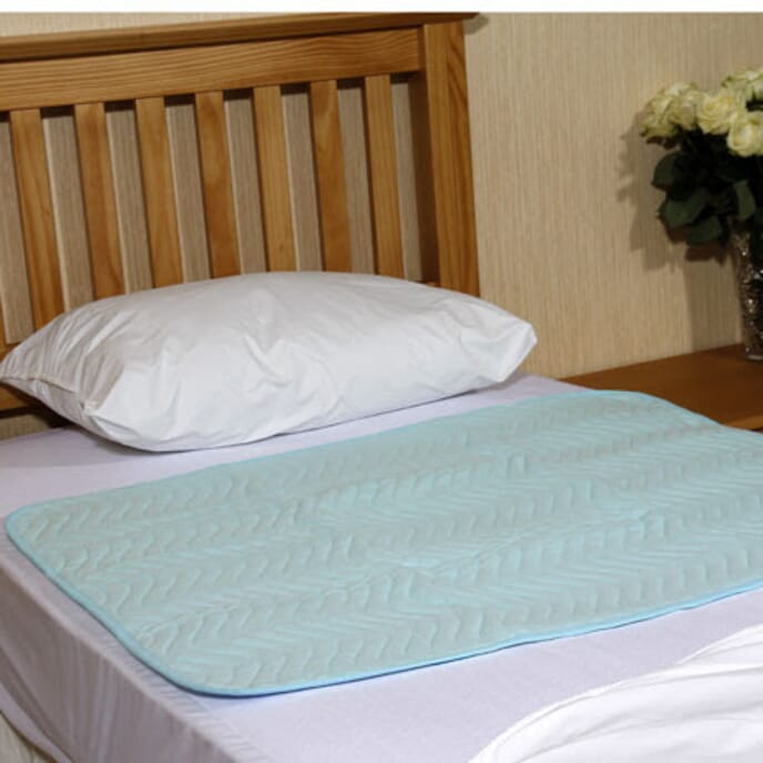 absorbent reusable bed pad 75 x 90cm without tucks